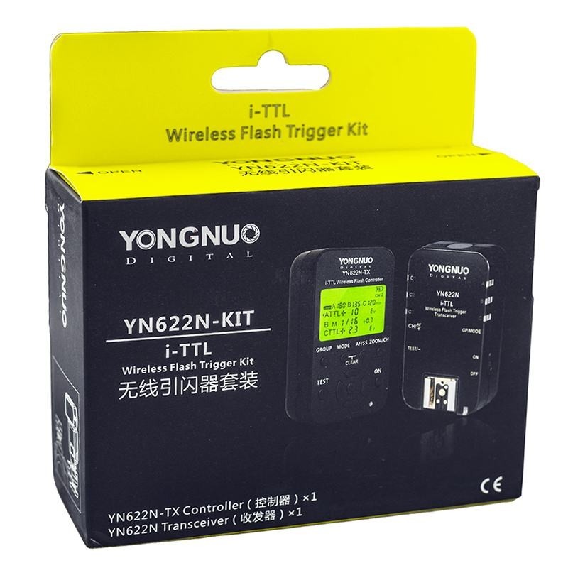 Yongnuo YN-622N i-TTL Wireless Flash Transceiver Kit for Nikon